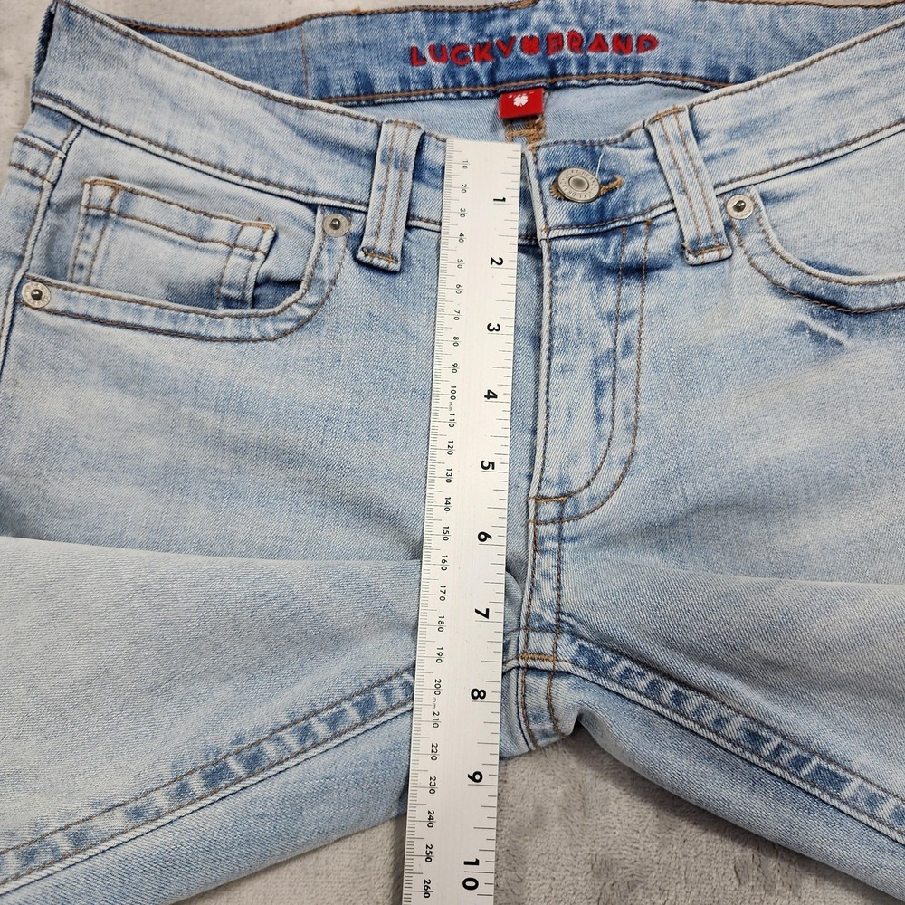NEW Lucky Brand Jeans Womens 2/26 Blue Low Rise Flare Ankle Stretch Light Wash - Picture 11 of 14
